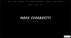 Desktop Screenshot of markcorradetti.com